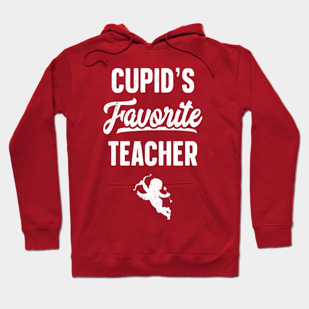 Cupid's Favorite Teacher Hoodie by trendingoriginals